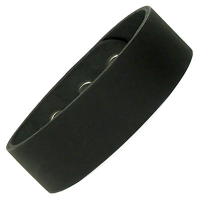 Black Leather Plain Armband