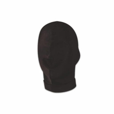 Fetish Open Mouth Stretch Hood Black O/S