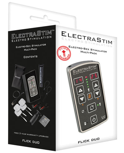 Electrastim Flick Duo Stimulator Multi Pack Em80-m