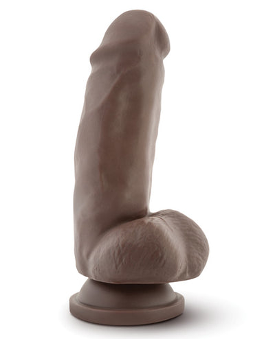 Blush Dr. Skin Mr. Smith 7" Dildo W-suction Cup - Chocolate