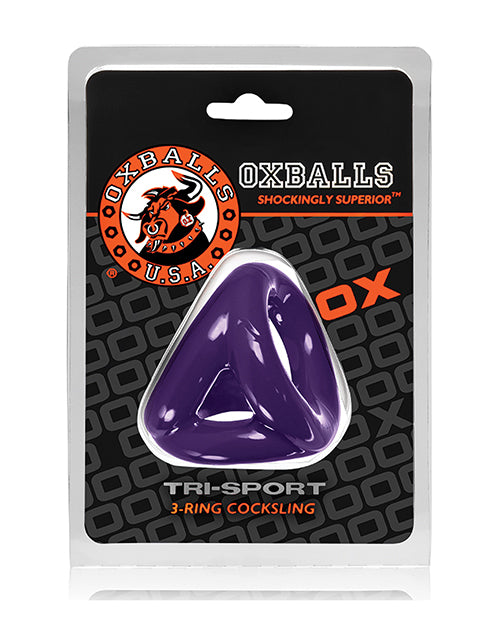 Oxballs Tri Sport Cocksling - Eggplant