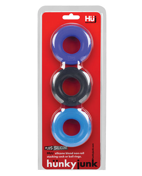 Hunky Junk C Ring Multi Pack - Pack Of 3