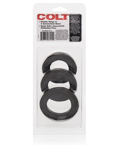Colt 3 Ring Set - Black