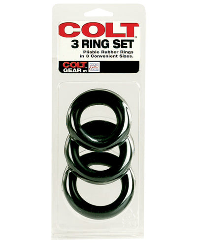 Colt 3 Ring Set - Black