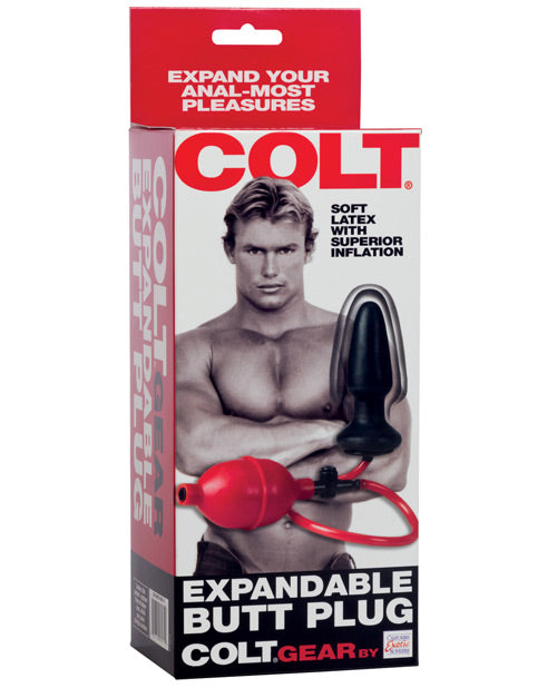 Colt Expandable Butt Plug - Black