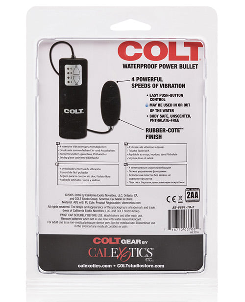 Colt Power Bullet Waterproof - Black