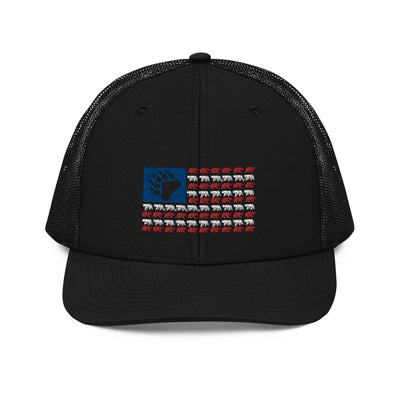 USA Bear Flag Trucker Cap